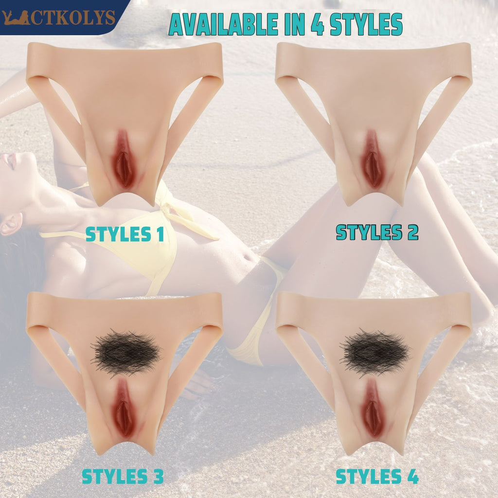 CTKOLYS Crossdressing Panties Mens Hiding Gaff Briefs Camel Toe Control Y-Type Thong for Crossdresser & Transgender