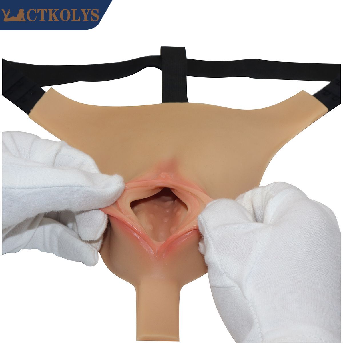 CTKOLYS Silicone Fake Vagina Underwear Briefs Panties Hiding Penis For Crossdresser Transgender Shemale Dragqueen Cosplay Gays