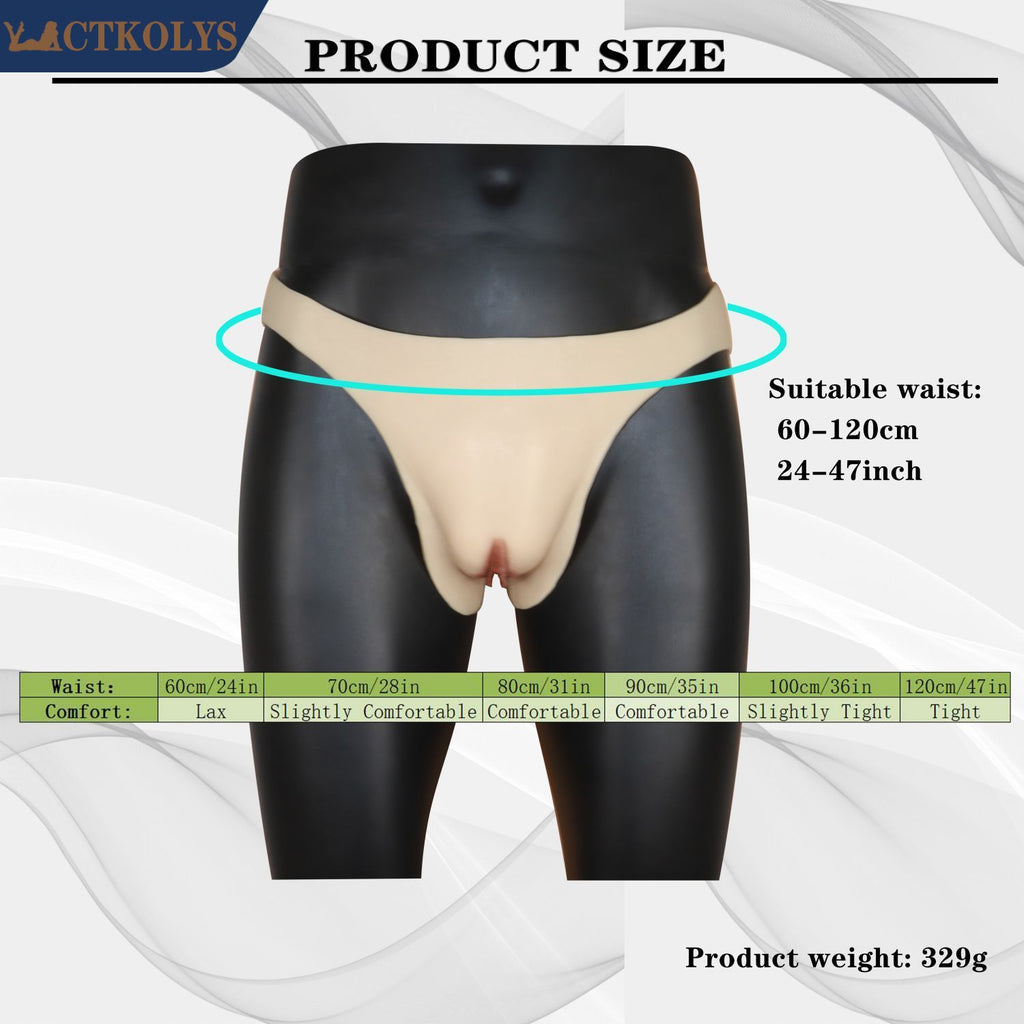 CTKOLYS Crossdressing Panties Mens Hiding Gaff Briefs Camel Toe Control Y-Type Thong for Crossdresser & Transgender