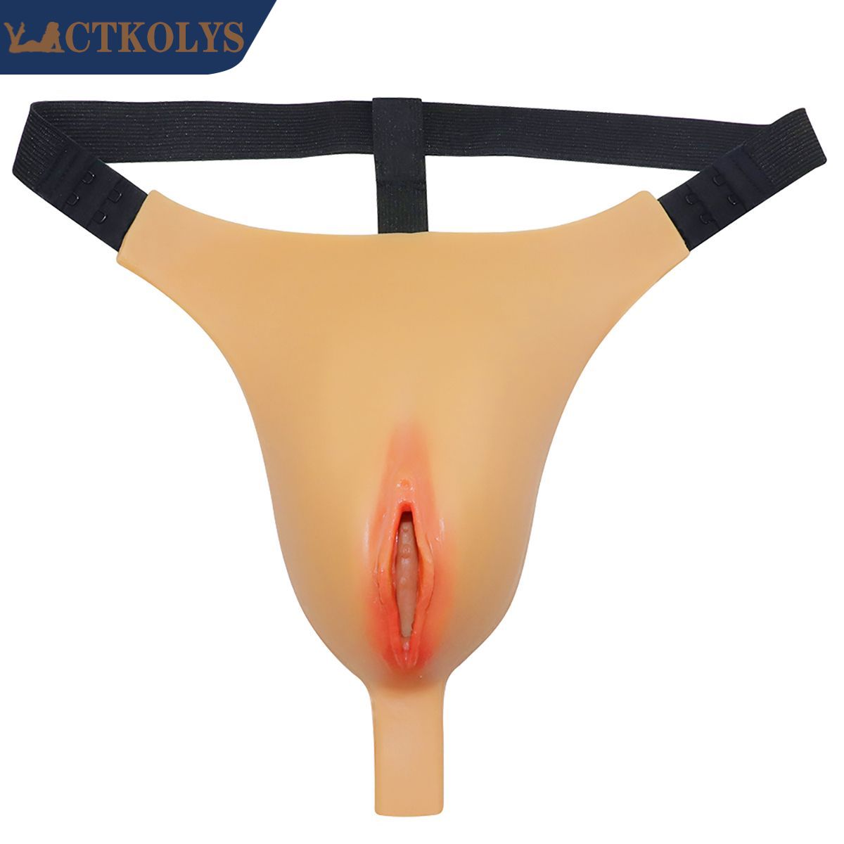 CTKOLYS Silicone Fake Vagina Underwear Briefs Panties Hiding Penis For Crossdresser Transgender Shemale Dragqueen Cosplay Gays