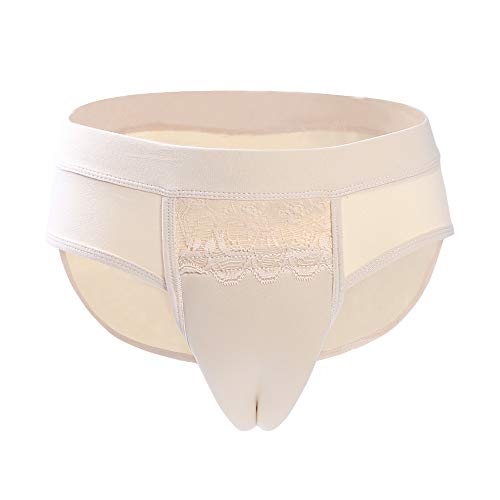 CTKOLYS Hiding Gaff Panty Camel Toe Shaping Pant Brief for Crossdresser & Transgender
