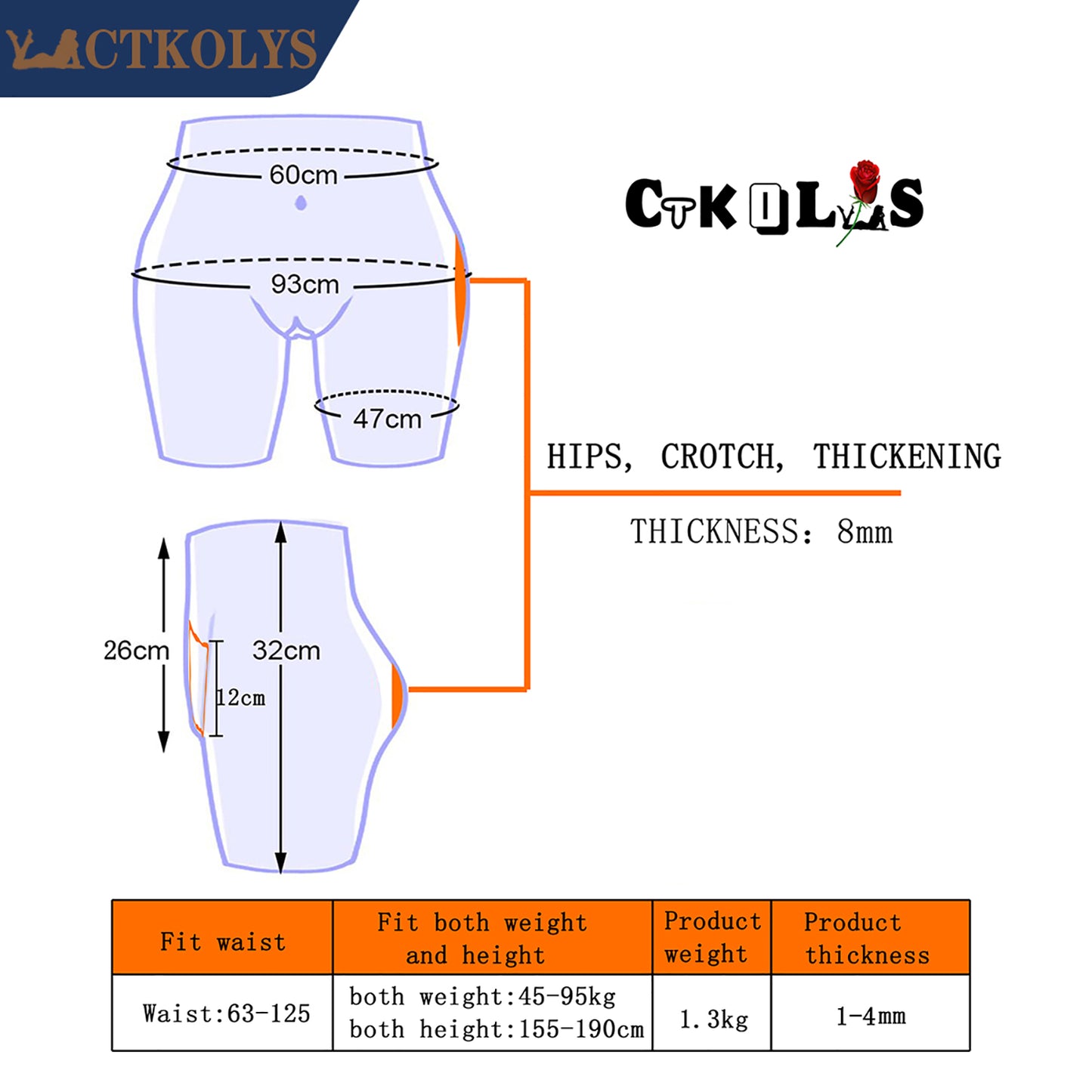 CTKOLYS Men Crossdresser Panties Realistic Sissy Panties False Pussy Boxer Briefs for Transgender Feminine Gay Shemale 1G 2G