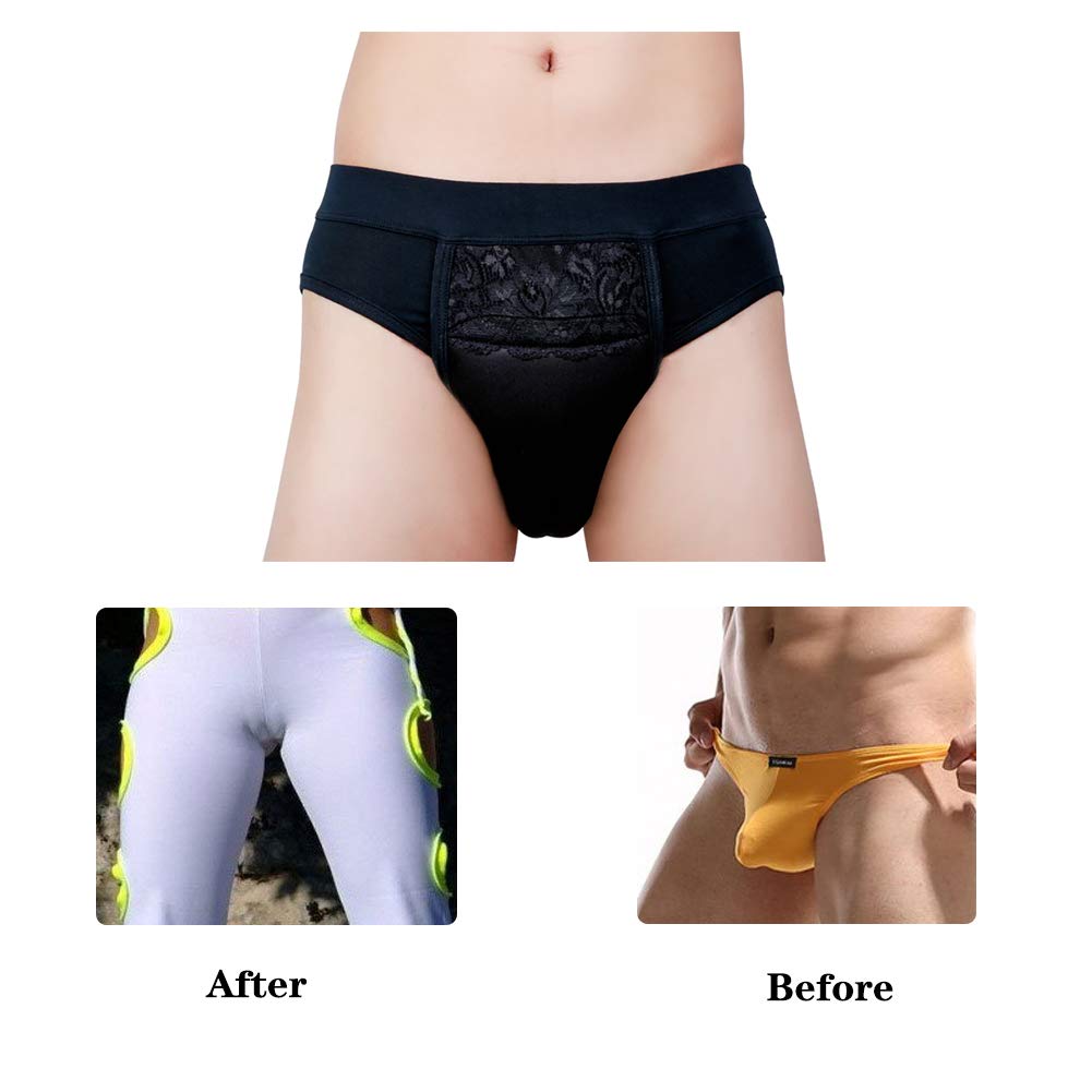CTKOLYS Hiding Gaff Panty Camel Toe Shaping Pant Brief for Crossdresser & Transgender