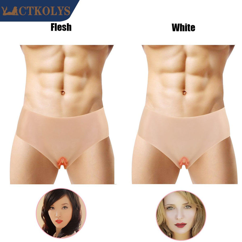 CTKOLYS Crossdresser Panties -CV11- Camel Toe Control Panty Hiding Gaff Boxer Briefs for Crossdresser Transgender Shemale