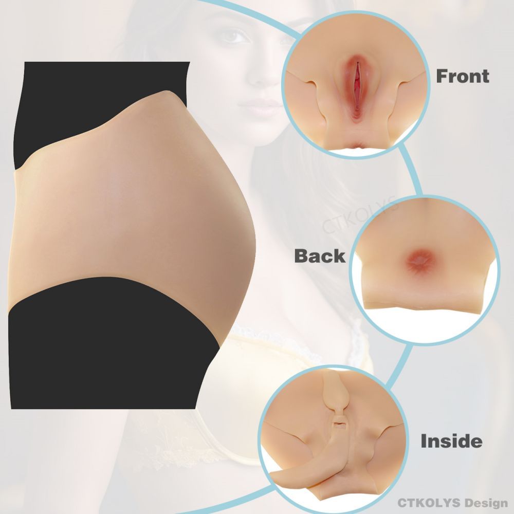 CTKOLYS Men Crossdressing Panties Hiding Gaff Camel Toe Control Short Butt Lifter Shapewear for Crossdresser & Transgender
