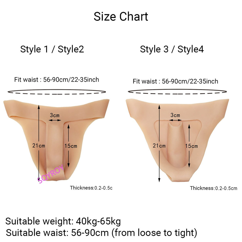 Silicone Crossdresser Panty M Nude – Shaping Brief for Cosplay Drag
