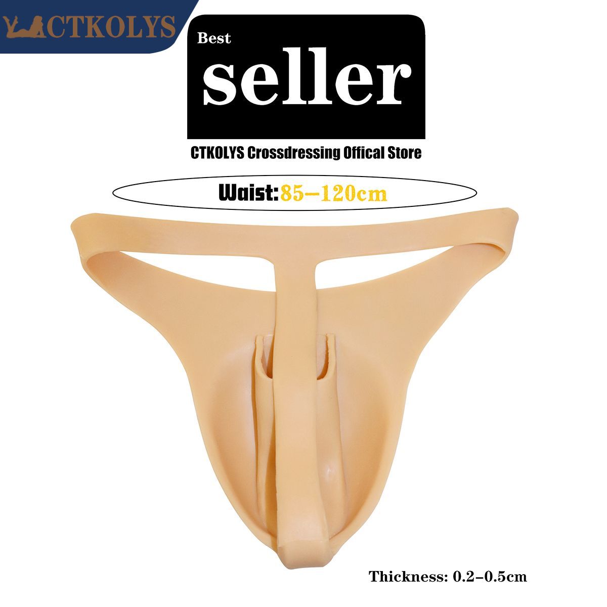 Transgender Fake Vagina Realistic Pussy Underwear Men Silicone Panties for Cosplay Drag Queen Shemale Crossdress