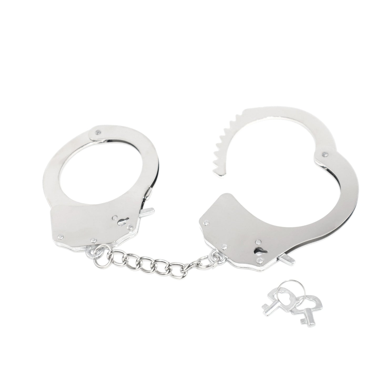 CTKOLYS Metal game handcuffs police handcuffs children's toy handcuffs for Halloween stage