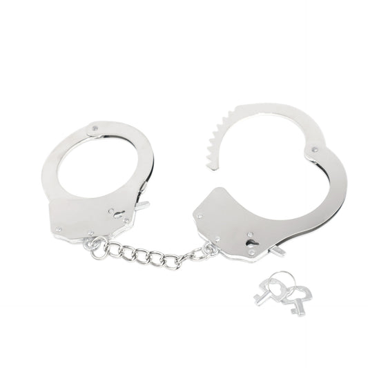 CTKOLYS Metal game handcuffs police handcuffs children's toy handcuffs for Halloween stage