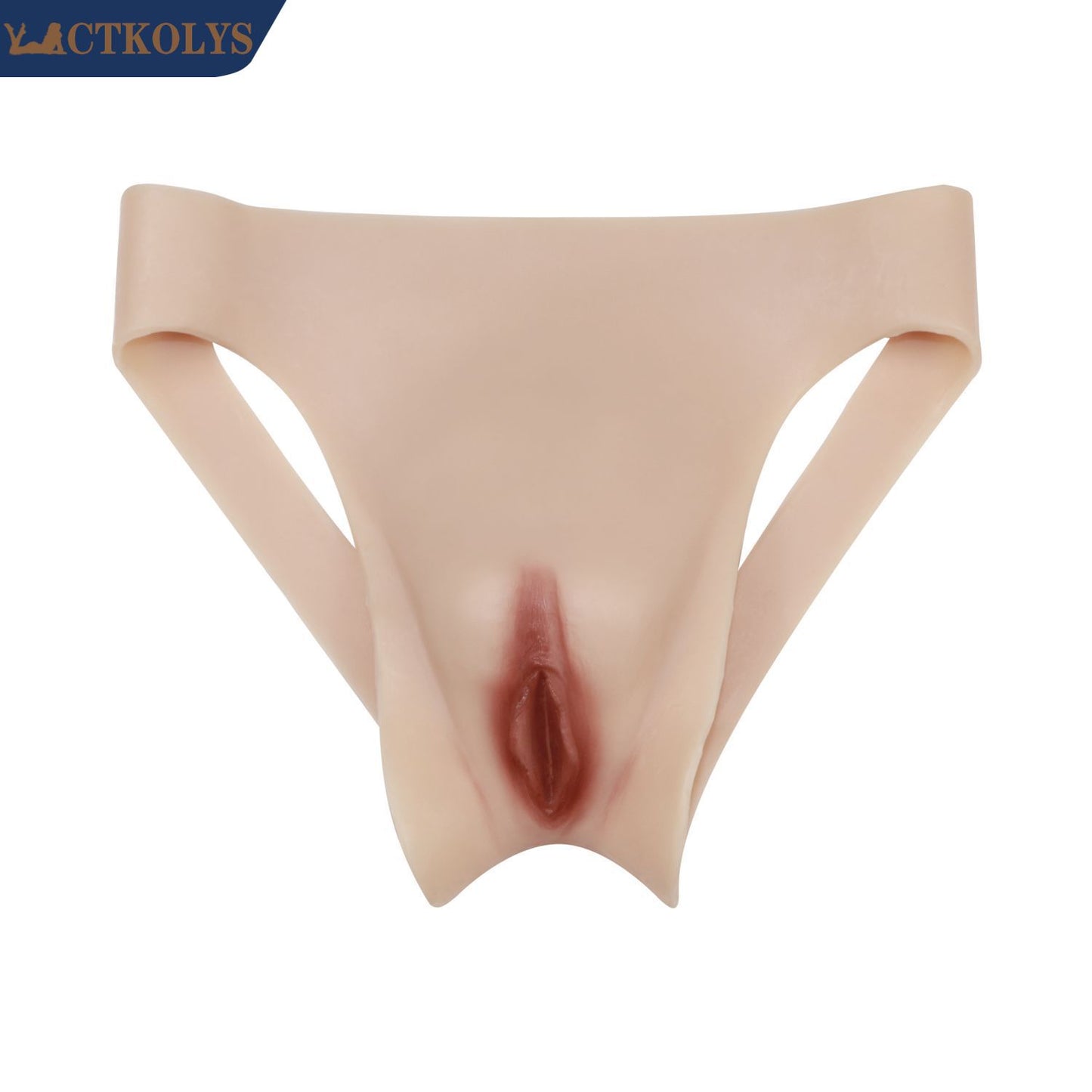 Silicone Fake Vagina Panty -CTKOLYS - Realistic Pocket Pussy Canal Can Penetrated