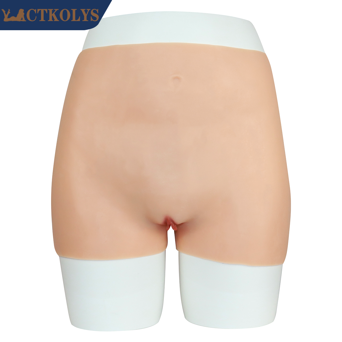 CTKOLYS Gefälschte Vagina Unterwäsche Pussy Pants Silikon Realistische Höschen Boxershorts Künstliche Sex Fake Enhance 