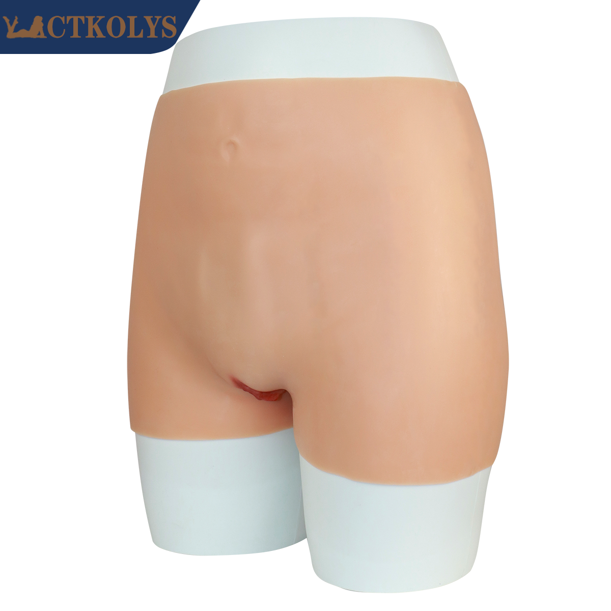 CTKOLYS Gefälschte Vagina Unterwäsche Pussy Pants Silikon Realistische Höschen Boxershorts Künstliche Sex Fake Enhance 