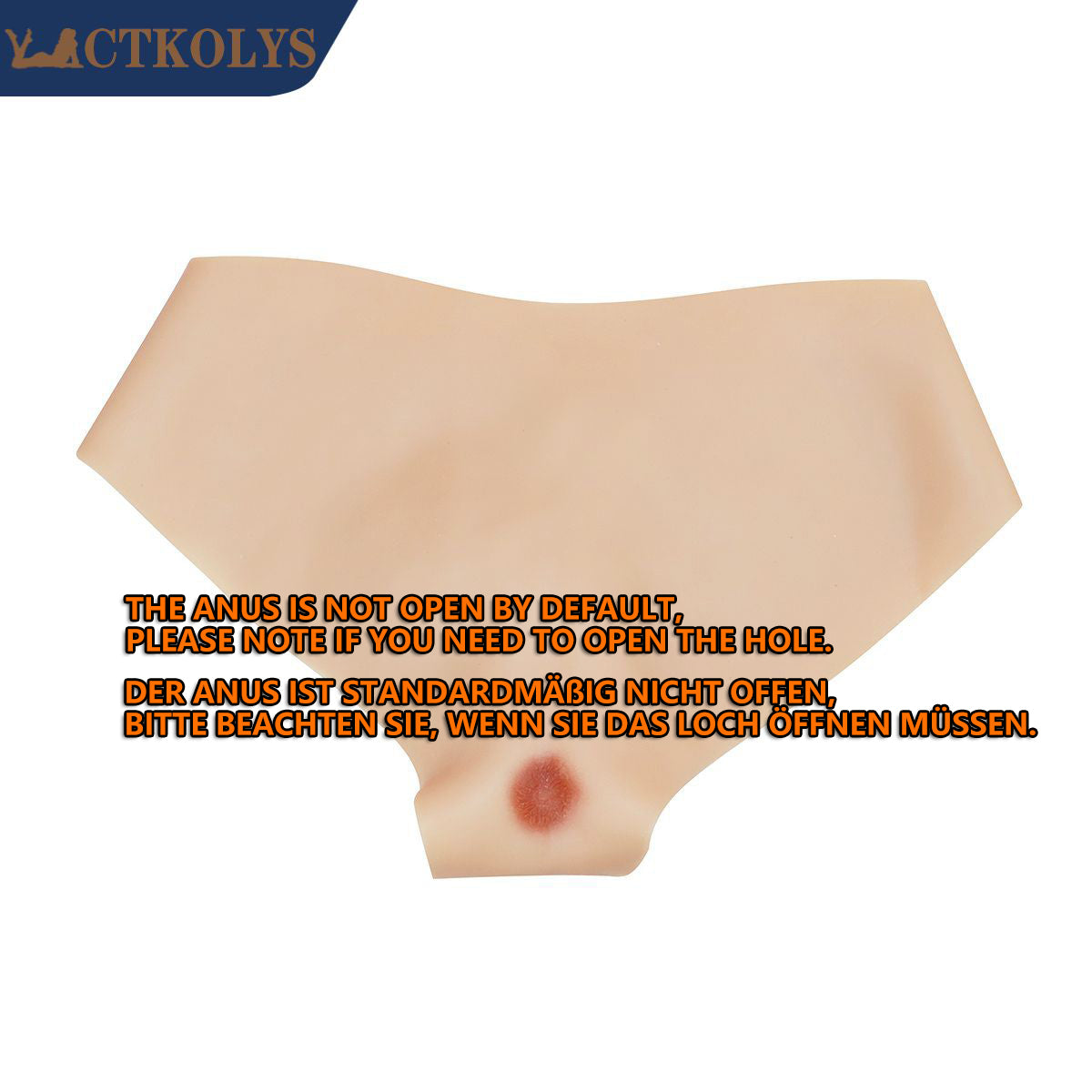 CTKOLYS Men Silicone Fake Vagina Underwear Panties Hiding Gaff Penetratable Realistic Pussy for Crossdresser Transgender Shemale